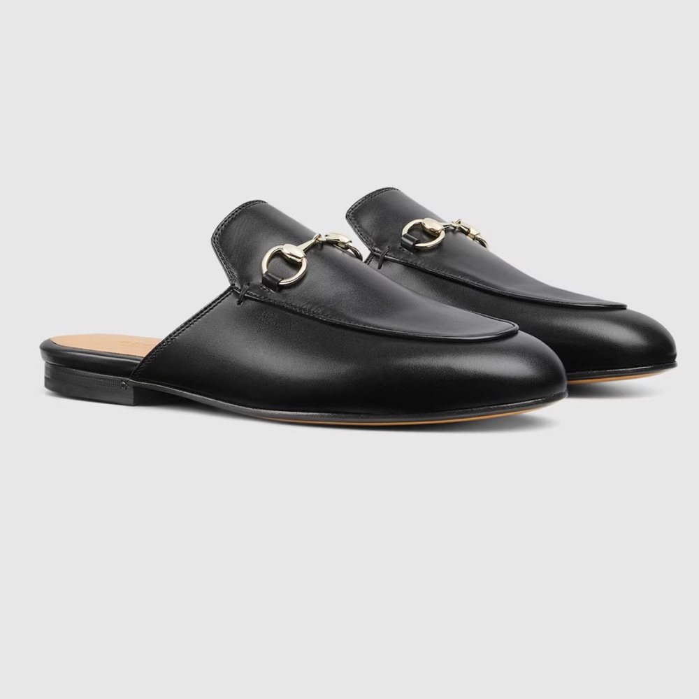 Gucci Princeton Black Leather Horsebit Mules. Good Condition. Priced to sell! - Picture 3 of 15